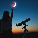 Gedeeltelijke maansverduistering - Terril Waterschei