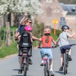 Fietsen door de bloesems