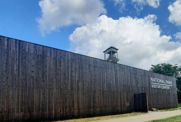 Werken Maasmechelen - waar parkeren voor National Park Visitor Center in Terhills 